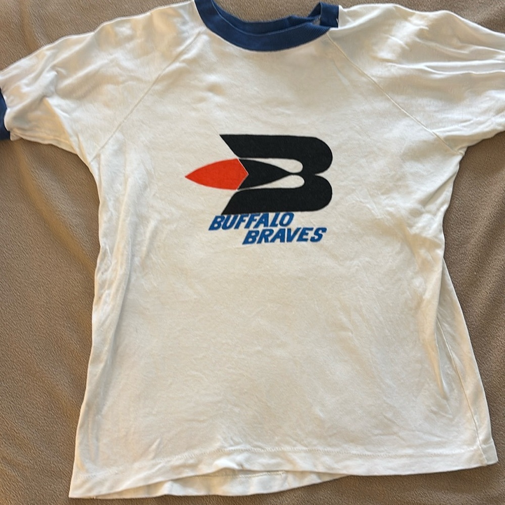 VINTAGE 1970s NBA Buffalo Braves Ringer T-Shirt🏀 ORIGINAL